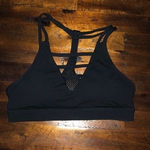 ZYIA black Grid Bra